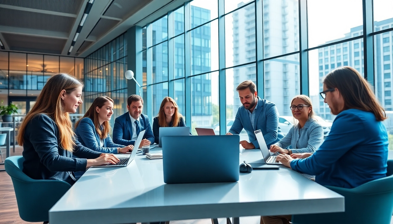 IT Solutions Magdeburg bietet professionelle Beratung und Service in modernem Büro.