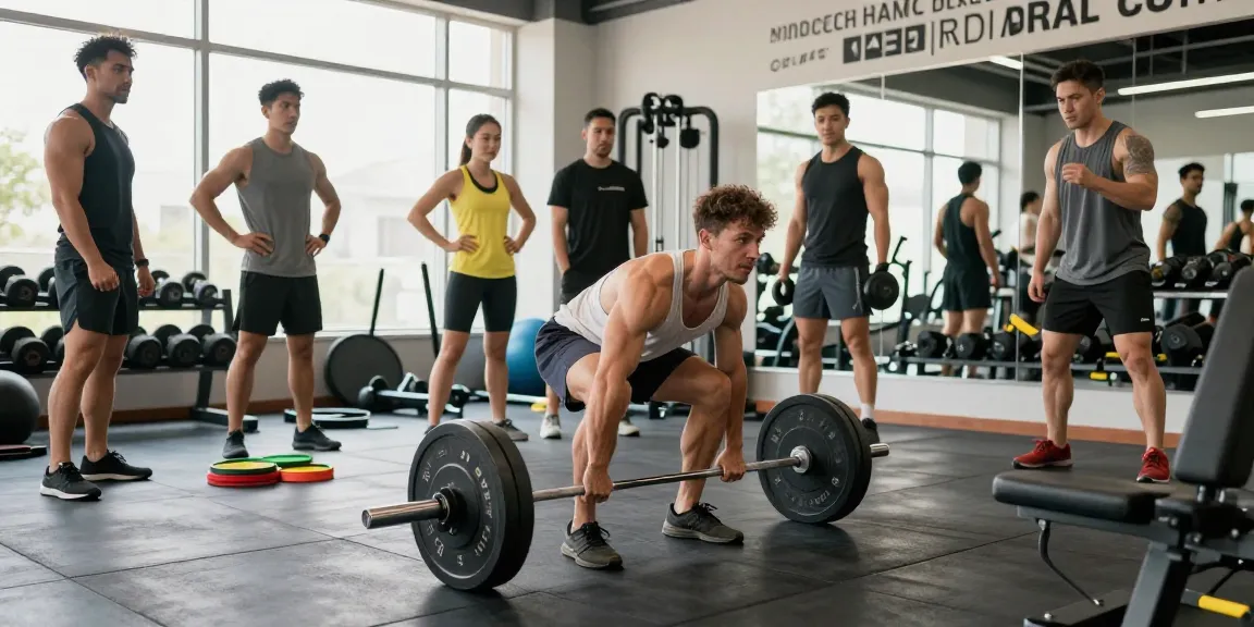 Kraftsportler trainiert in einem modernen Fitnessstudio von Anabolika Shop Deutschland und zeigt Stärke und Motivation.