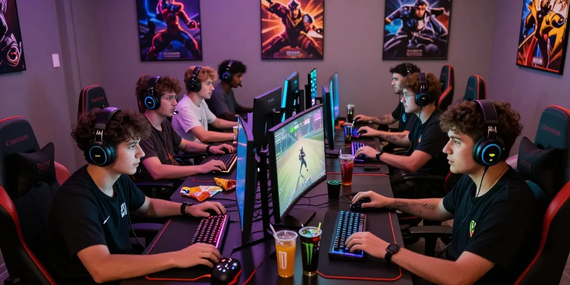 FAFA828 gamers engaged in multiplayer session with dynamic atmosphere